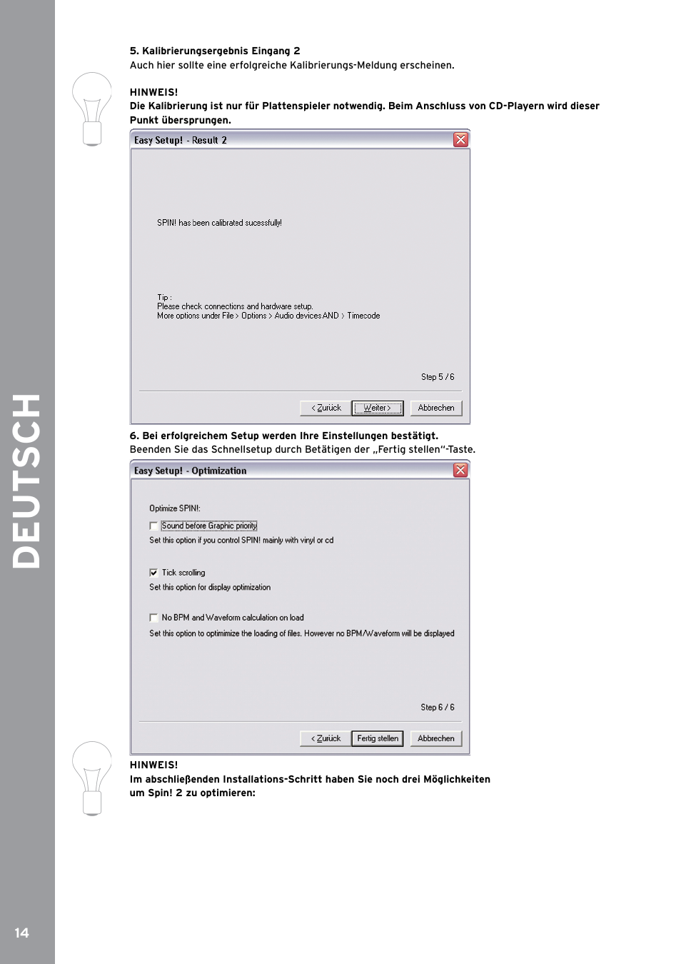 De ut s ch | Reloop SPIN!2 User Manual | Page 14 / 153