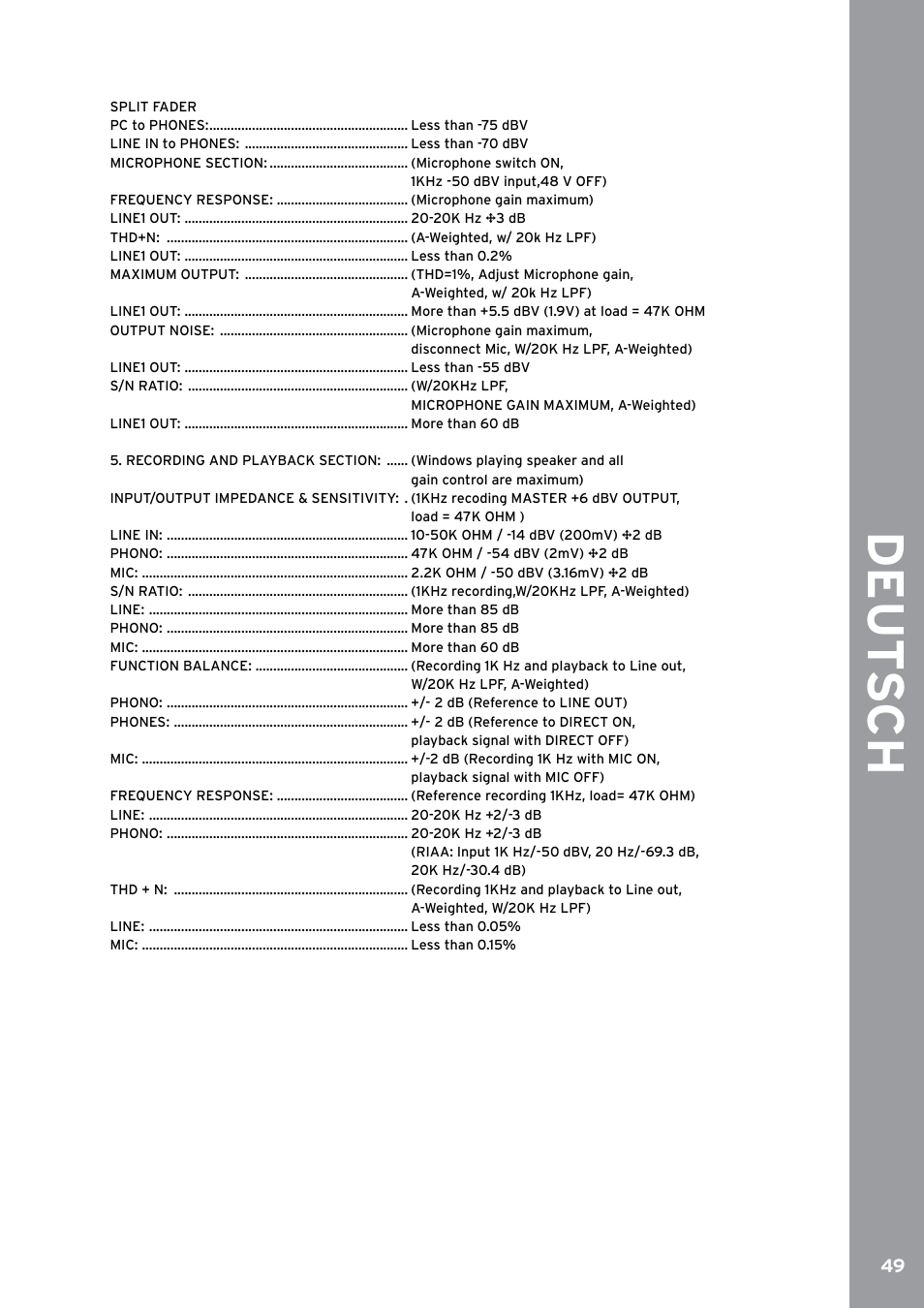 De ut s ch | Reloop SPIN!2 User Manual | Page 49 / 153