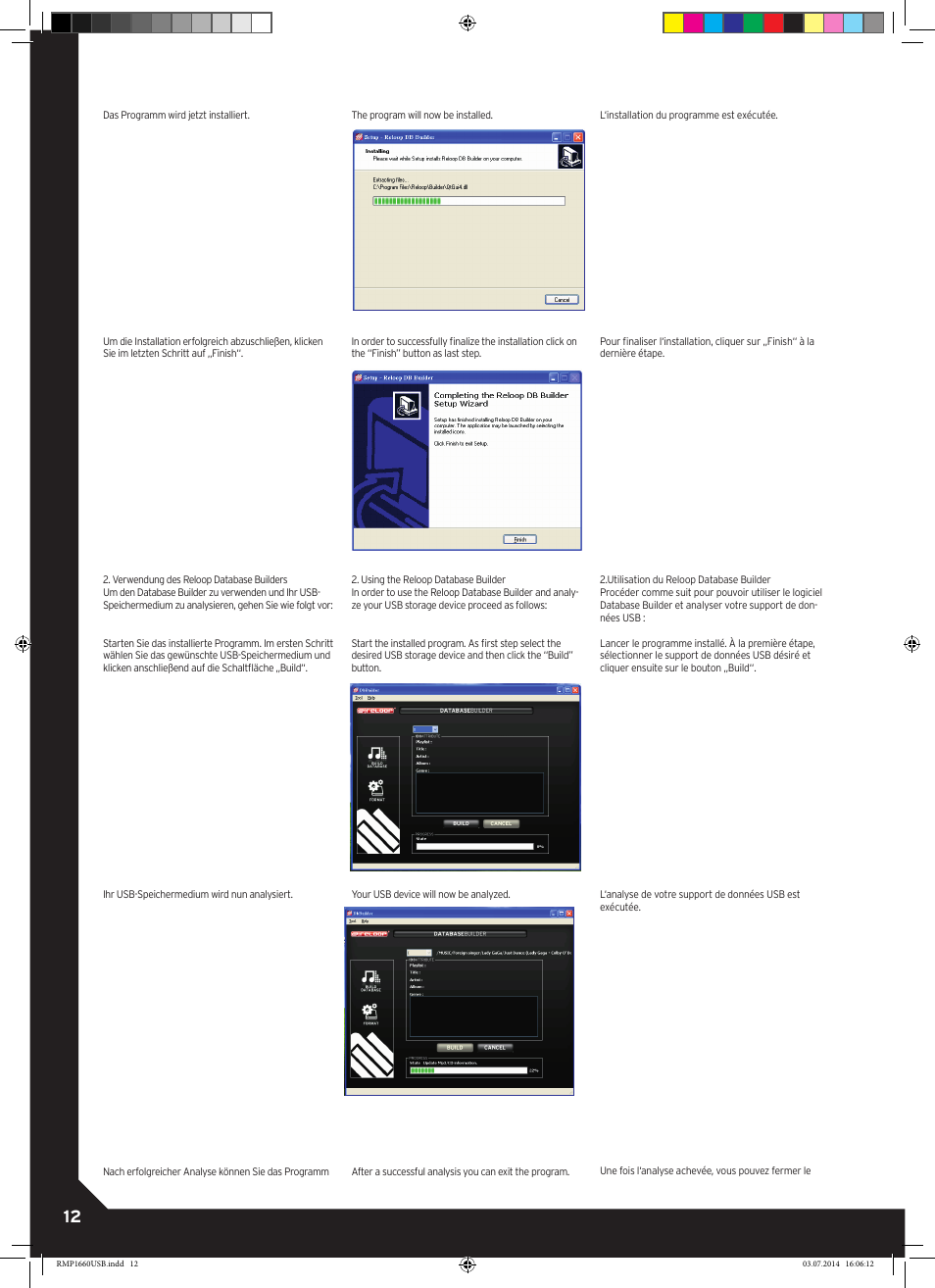 Reloop RMP-1660 USB User Manual | Page 12 / 16