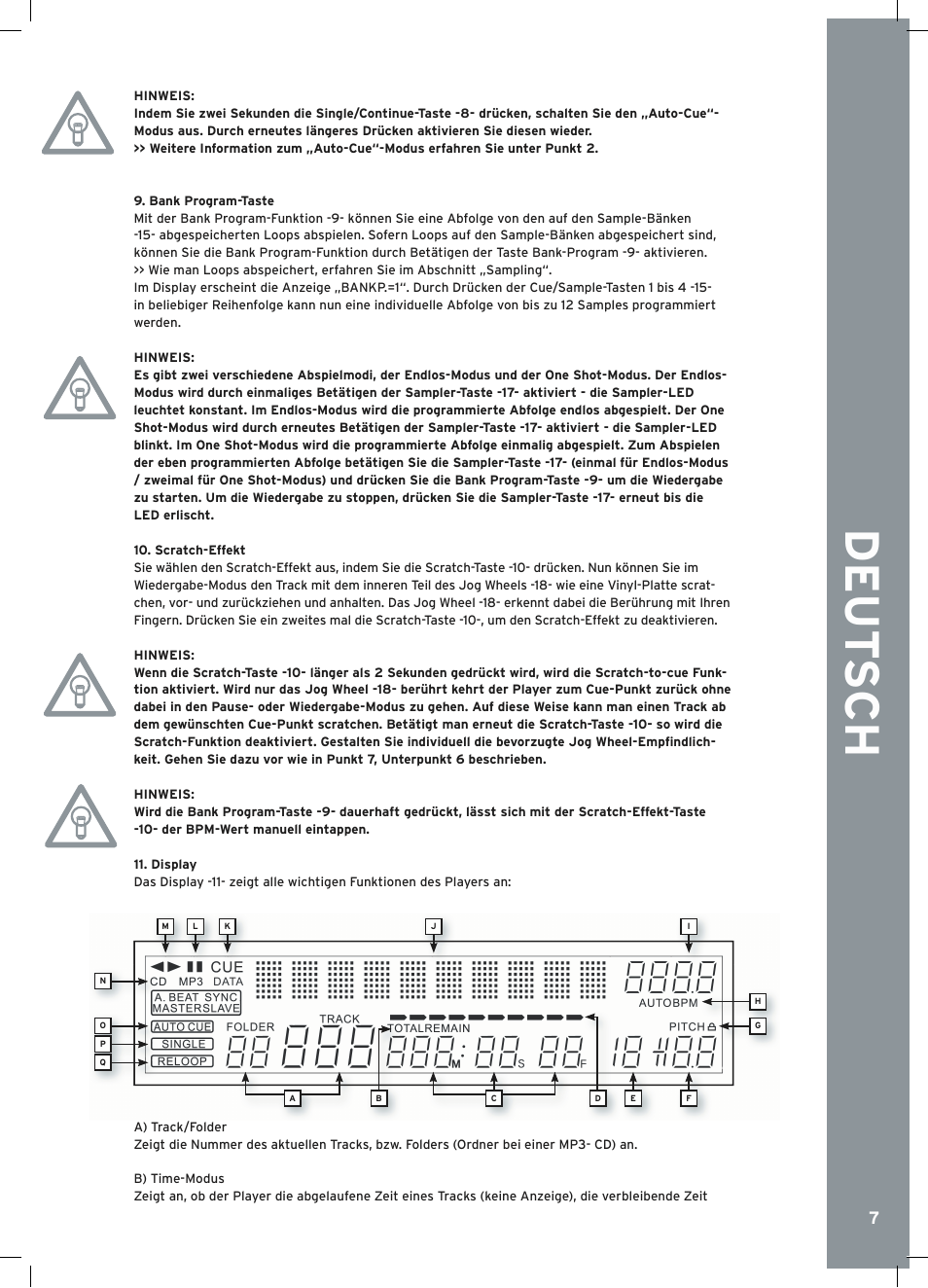 De ut s ch | Reloop RMP-2.5 ALPHA User Manual | Page 7 / 68