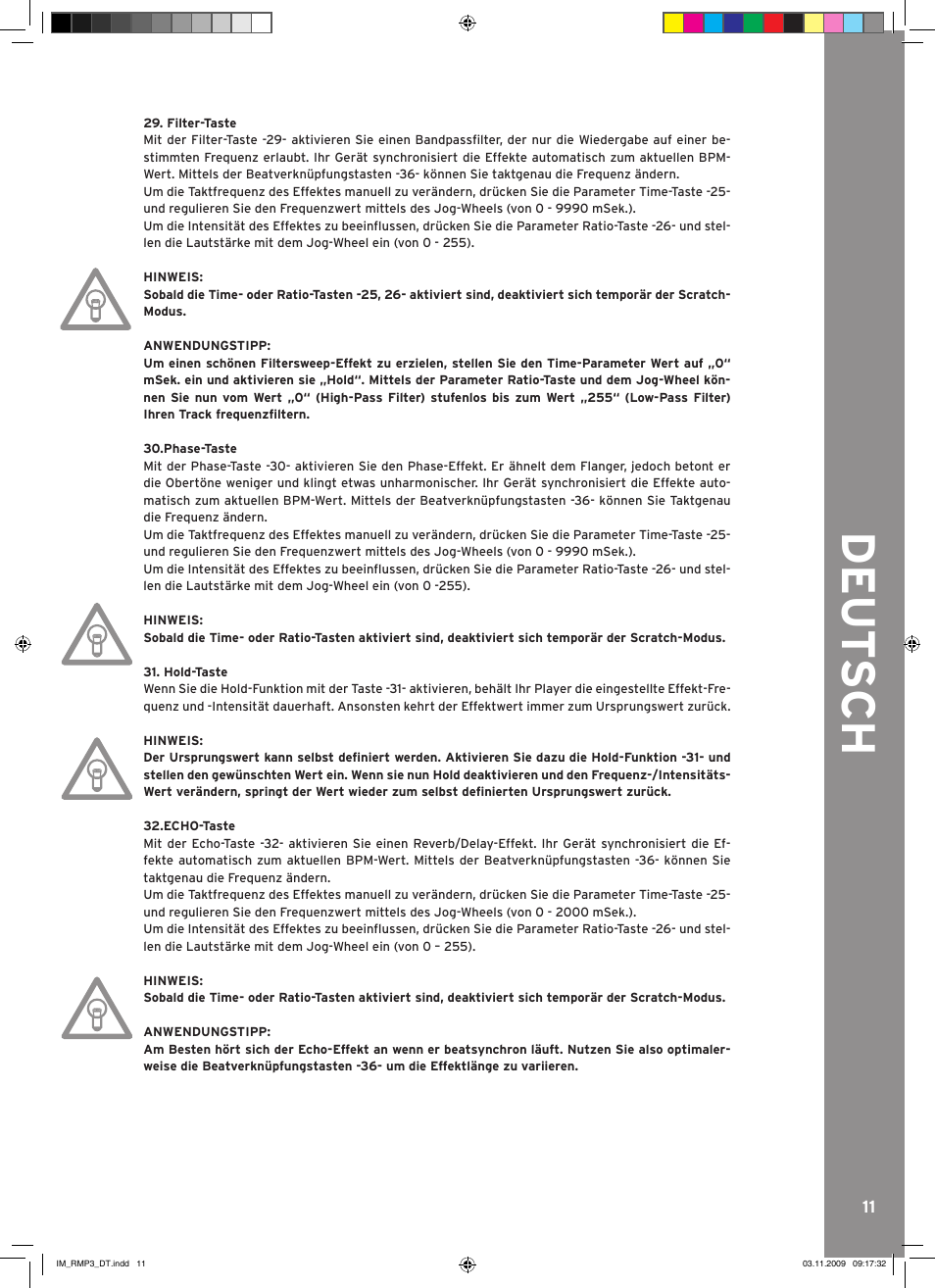 Reloop RMP-3 User Manual | Page 11 / 80
