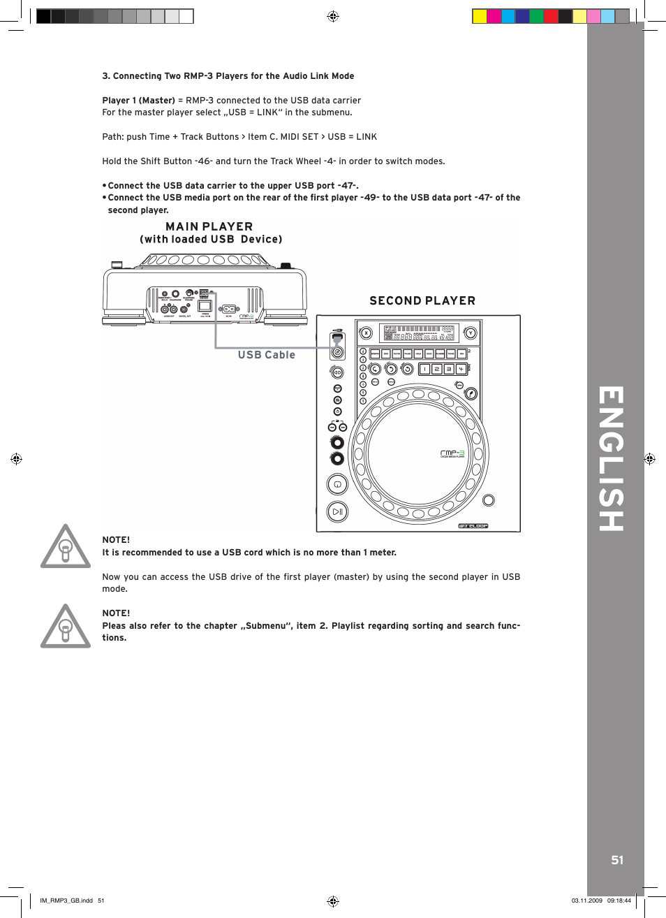 English | Reloop RMP-3 User Manual | Page 51 / 80