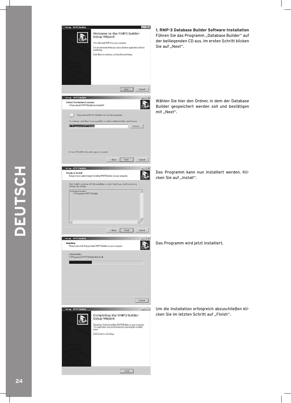 Deu t s ch | Reloop RMP-3 ALPHA LTD. User Manual | Page 24 / 80