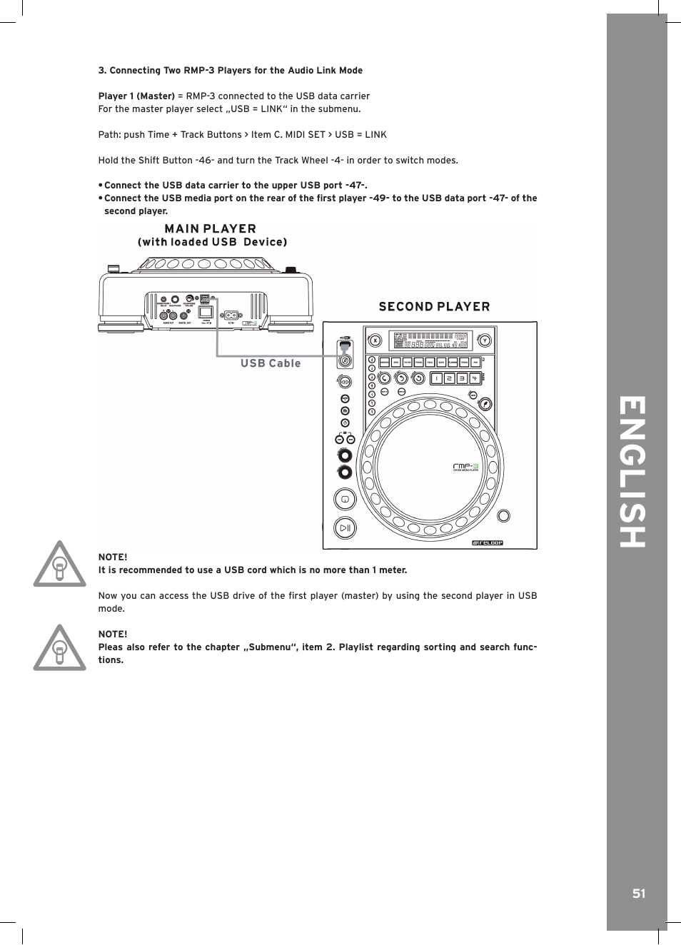 English | Reloop RMP-3 ALPHA LTD. User Manual | Page 51 / 80