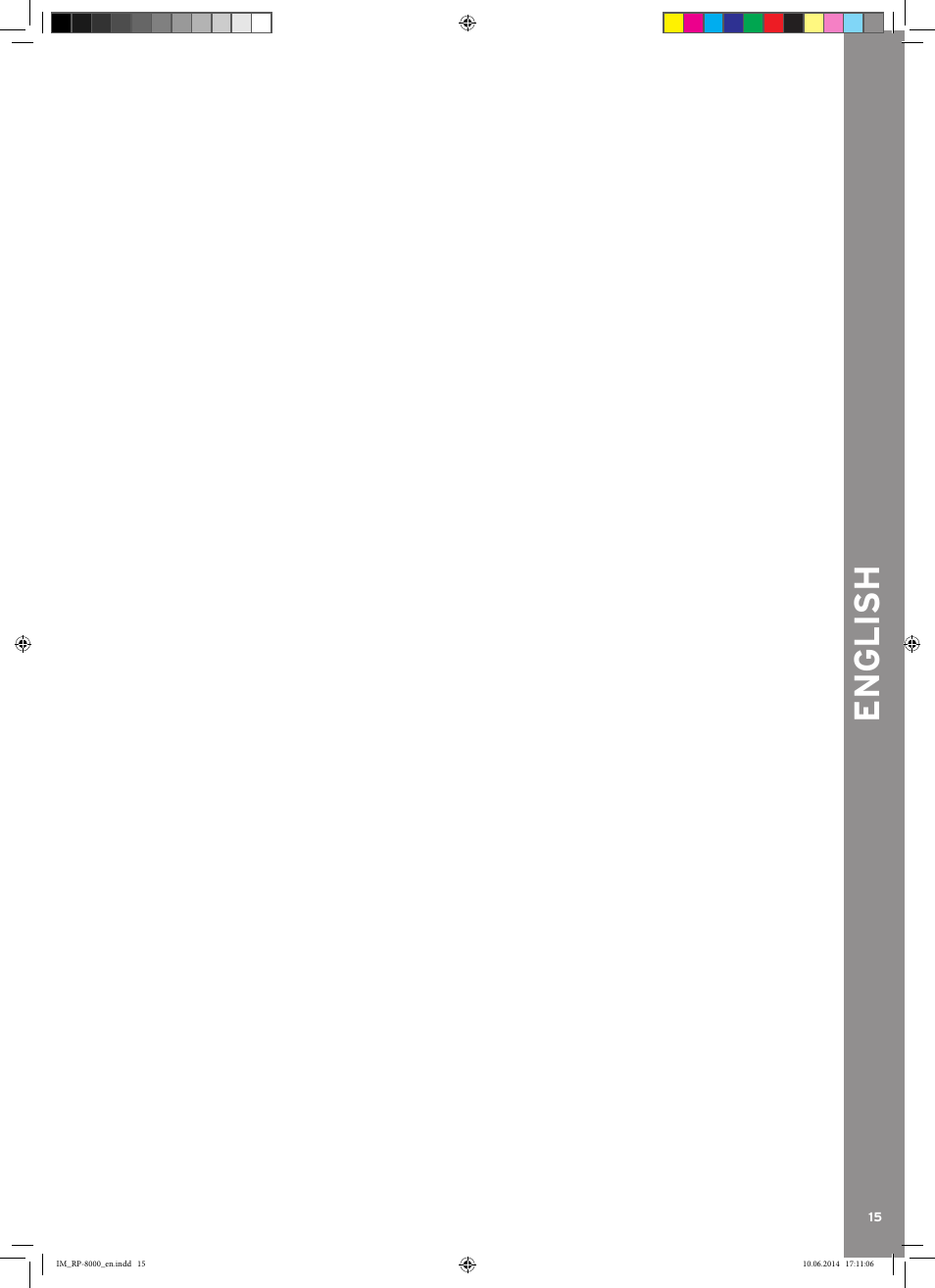 English | Reloop RP-8000 - Instruction Manual User Manual | Page 15 / 28