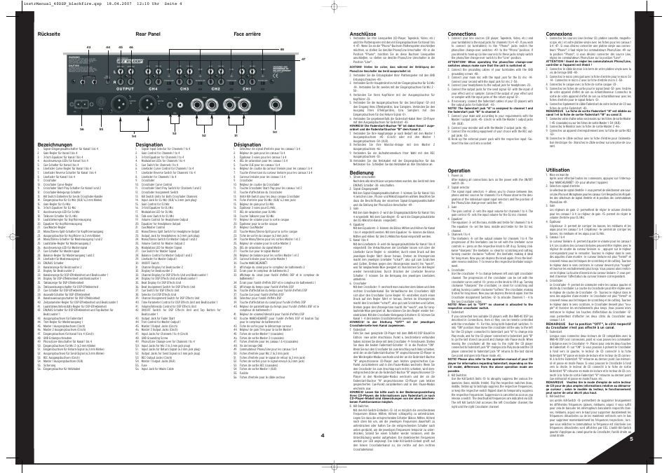 Reloop RMX-40 DSP BLACKFIRE EDITION User Manual | Page 4 / 8