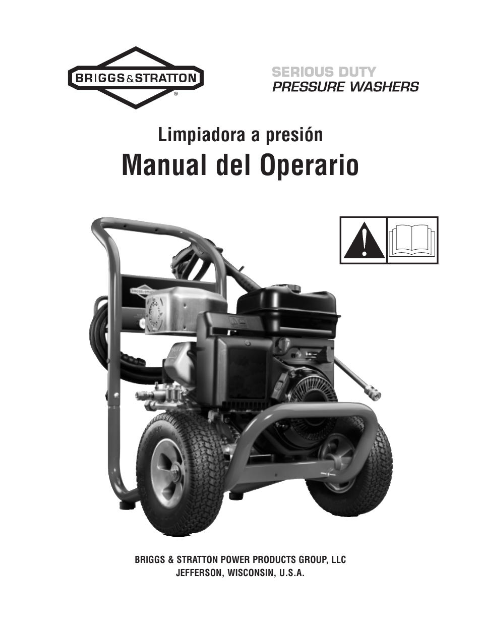Manual del operario, Limpiadora a presión | Briggs & Stratton 020324-0 User Manual | Page 29 / 56