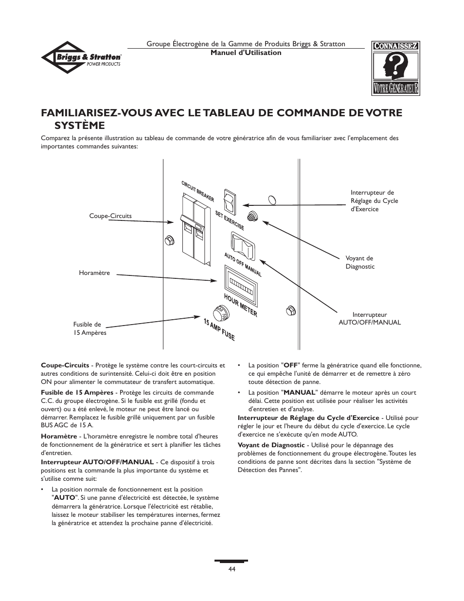 Briggs & Stratton 01815-0  EU User Manual | Page 44 / 52