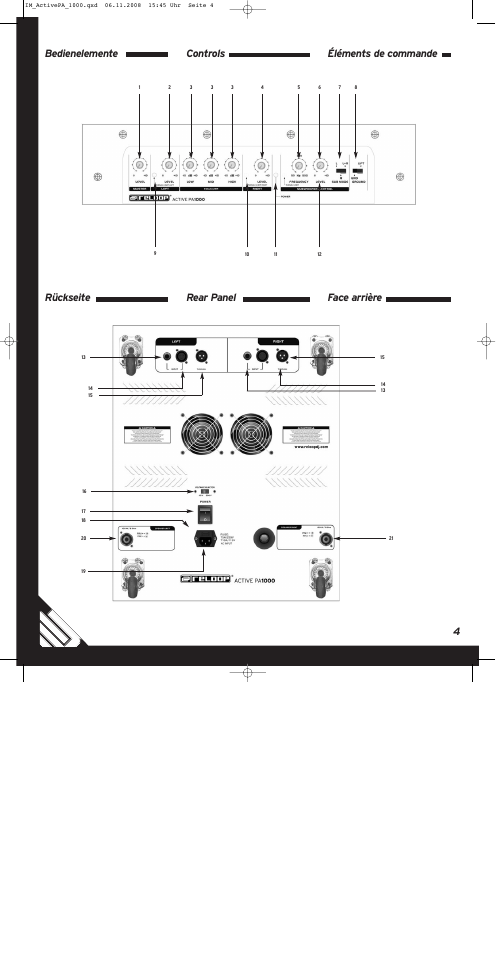 Reloop ACTIVE PA SET 1000 User Manual | Page 4 / 8