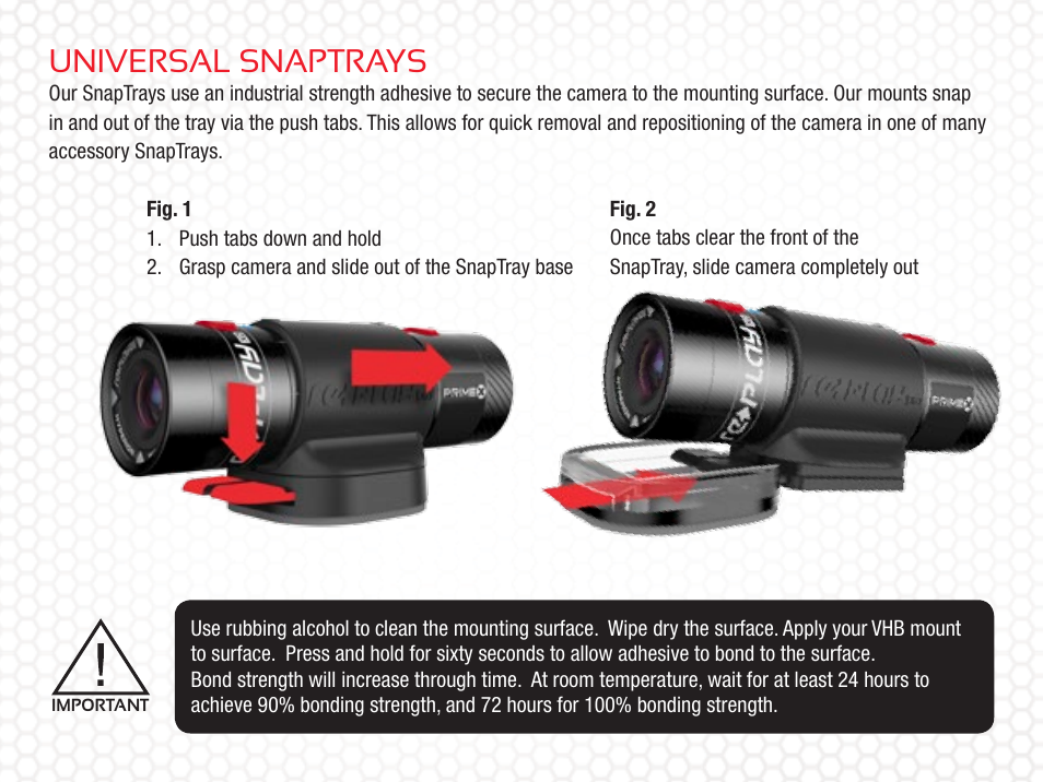 Universal snaptrays | Replay XD Prime X User Manual | Page 18 / 28