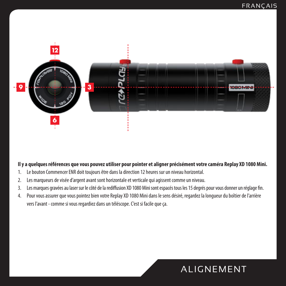 A li g n em en t | Replay XD 1080Mini User Manual | Page 20 / 94