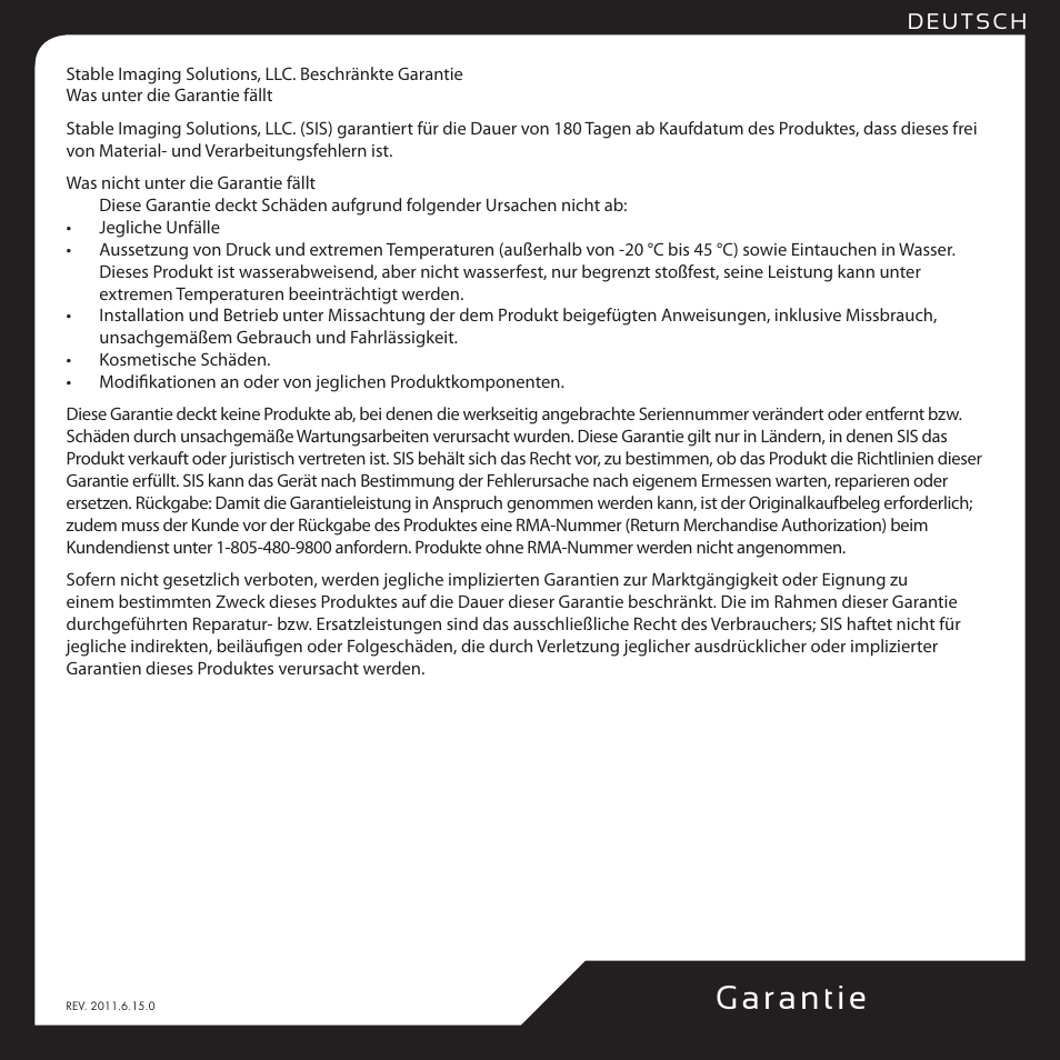 Garanti e | Replay XD 1080Mini User Manual | Page 38 / 94