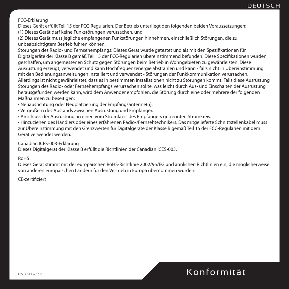 Ko nfo r mität | Replay XD 1080Mini User Manual | Page 40 / 94