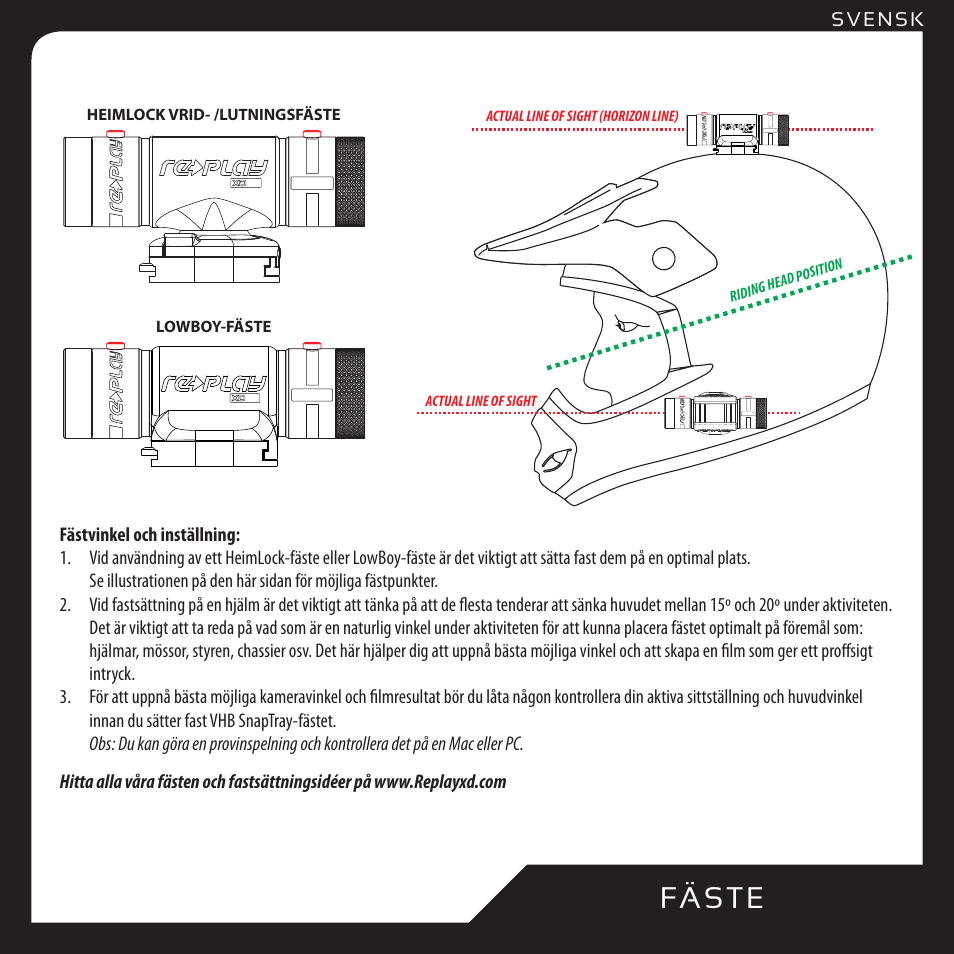 Fä s t e | Replay XD 1080Mini User Manual | Page 86 / 94