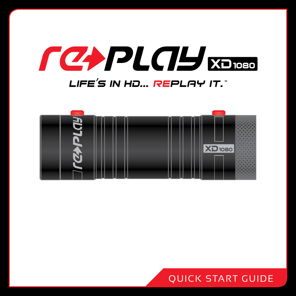 Replay XD XD1080 User Manual | 20 pages