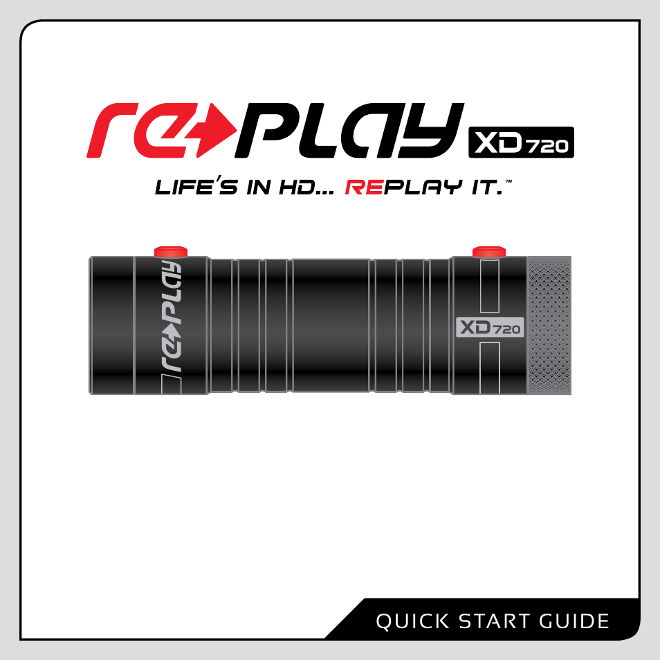 Replay XD XD720 User Manual | 16 pages