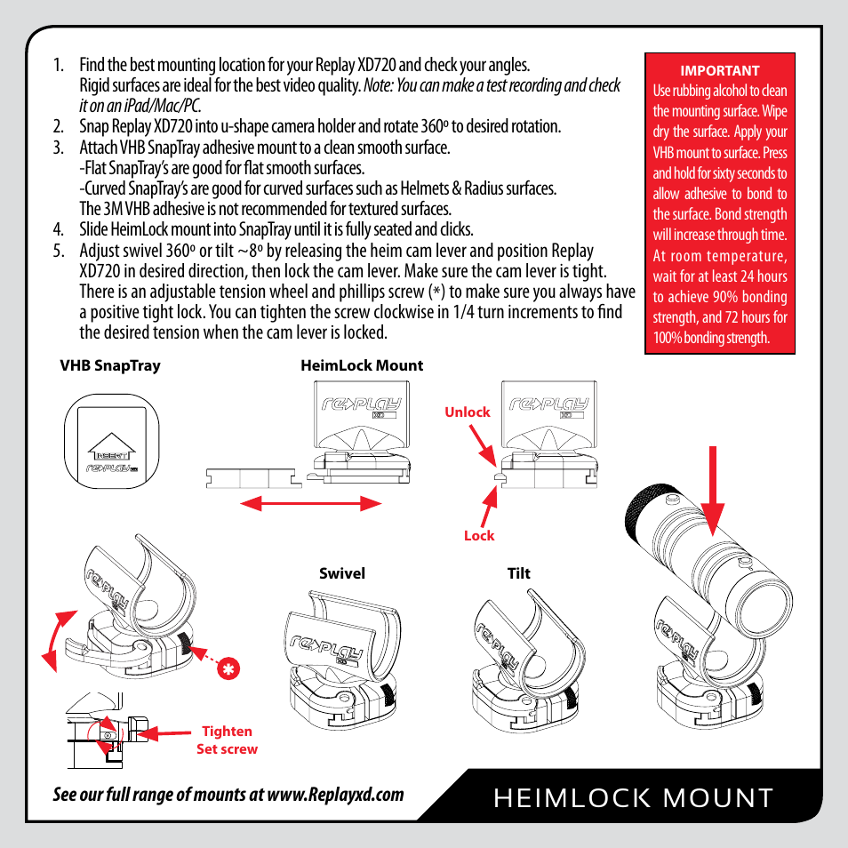Replay XD XD720 User Manual | Page 5 / 16
