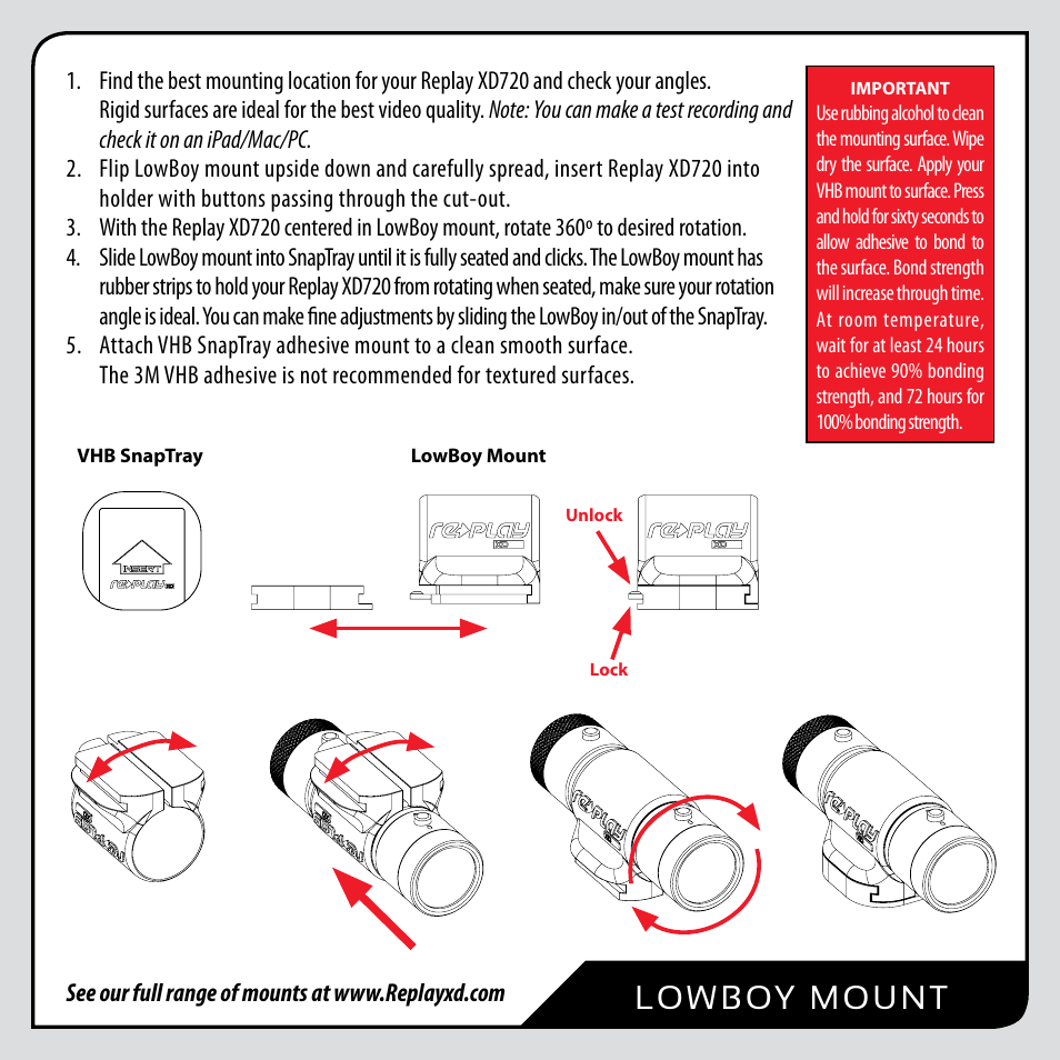 Replay XD XD720 User Manual | Page 6 / 16