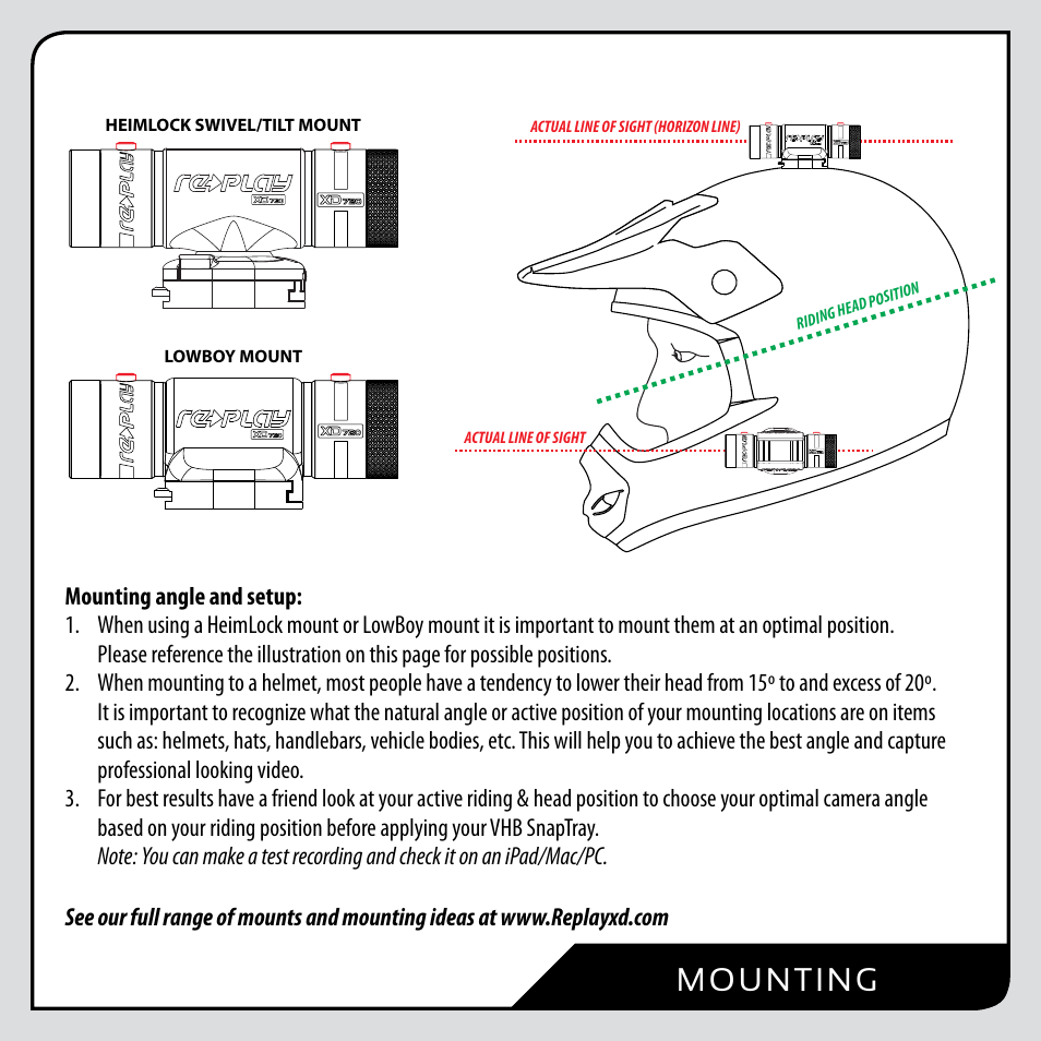 Replay XD XD720 User Manual | Page 8 / 16