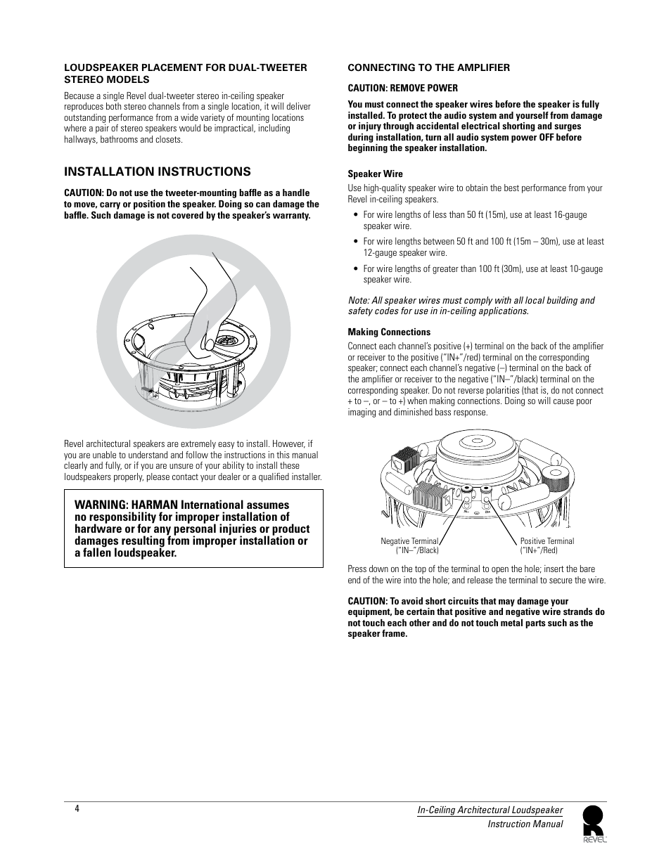 Revel C783 User Manual | Page 4 / 8