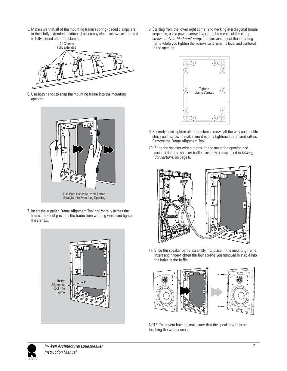 Revel W990 User Manual | Page 7 / 9