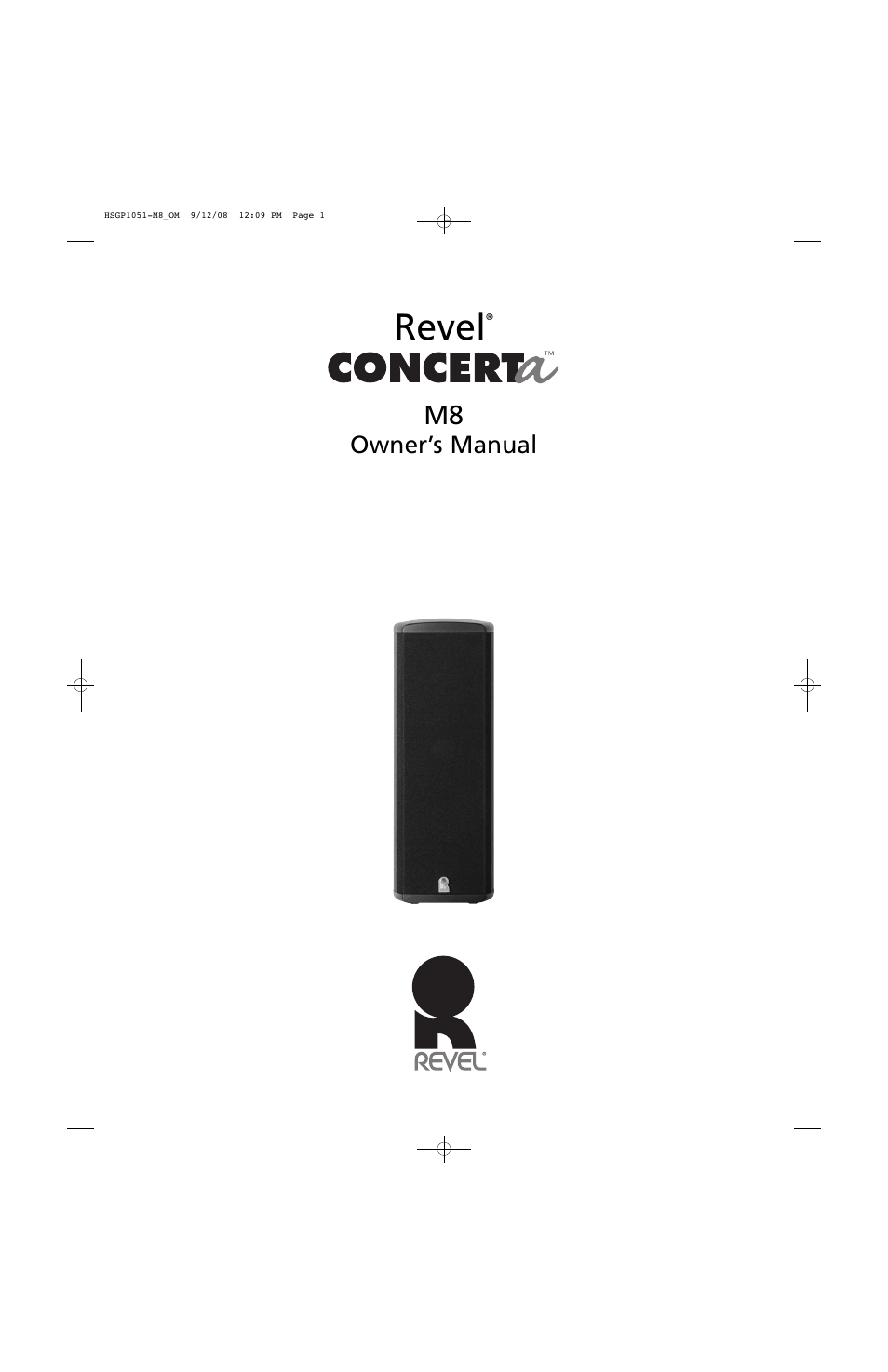 Revel M8 User Manual | 8 pages