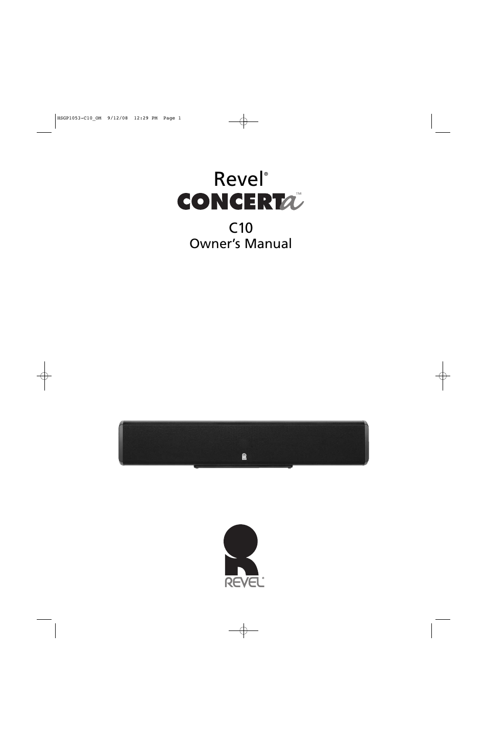 Revel C10 User Manual | 9 pages