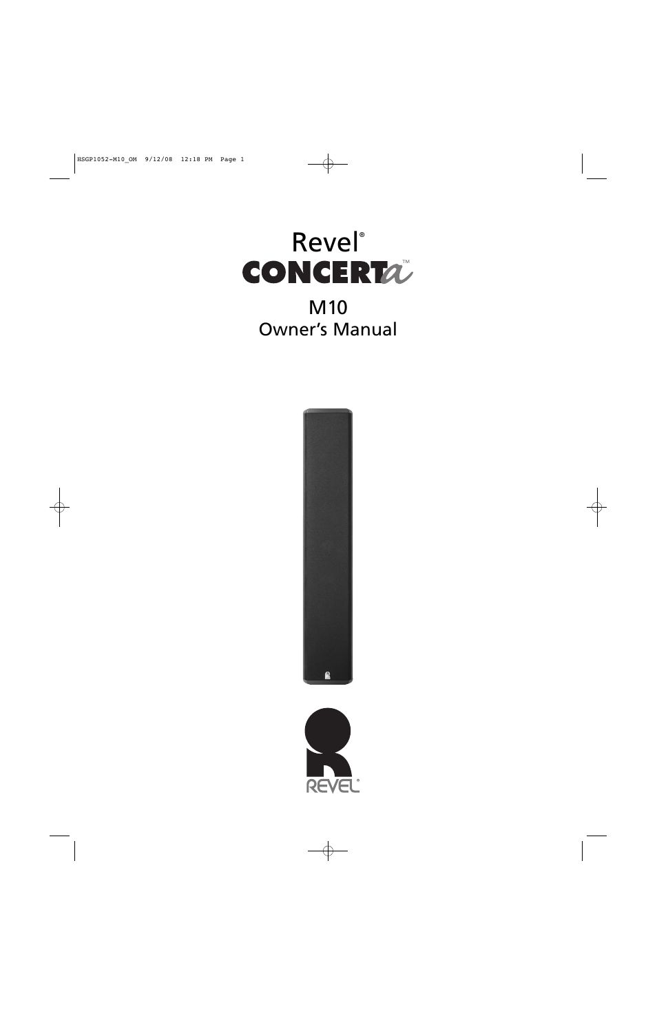 Revel M10 User Manual | 12 pages