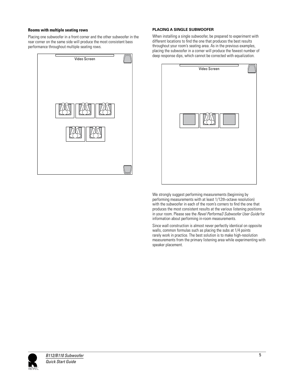 Revel B112 User Manual | Page 5 / 11