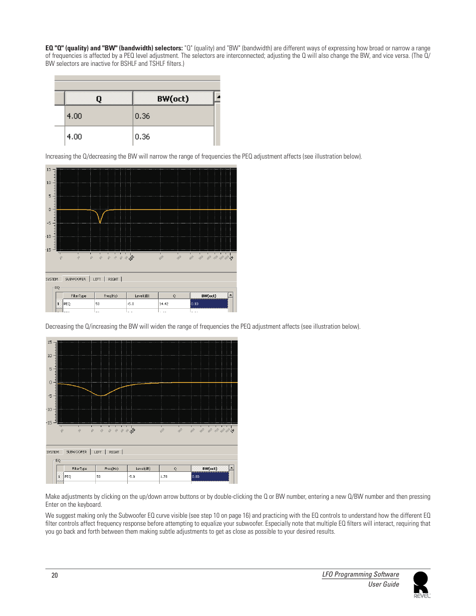 Revel LFO User Manual | Page 20 / 24