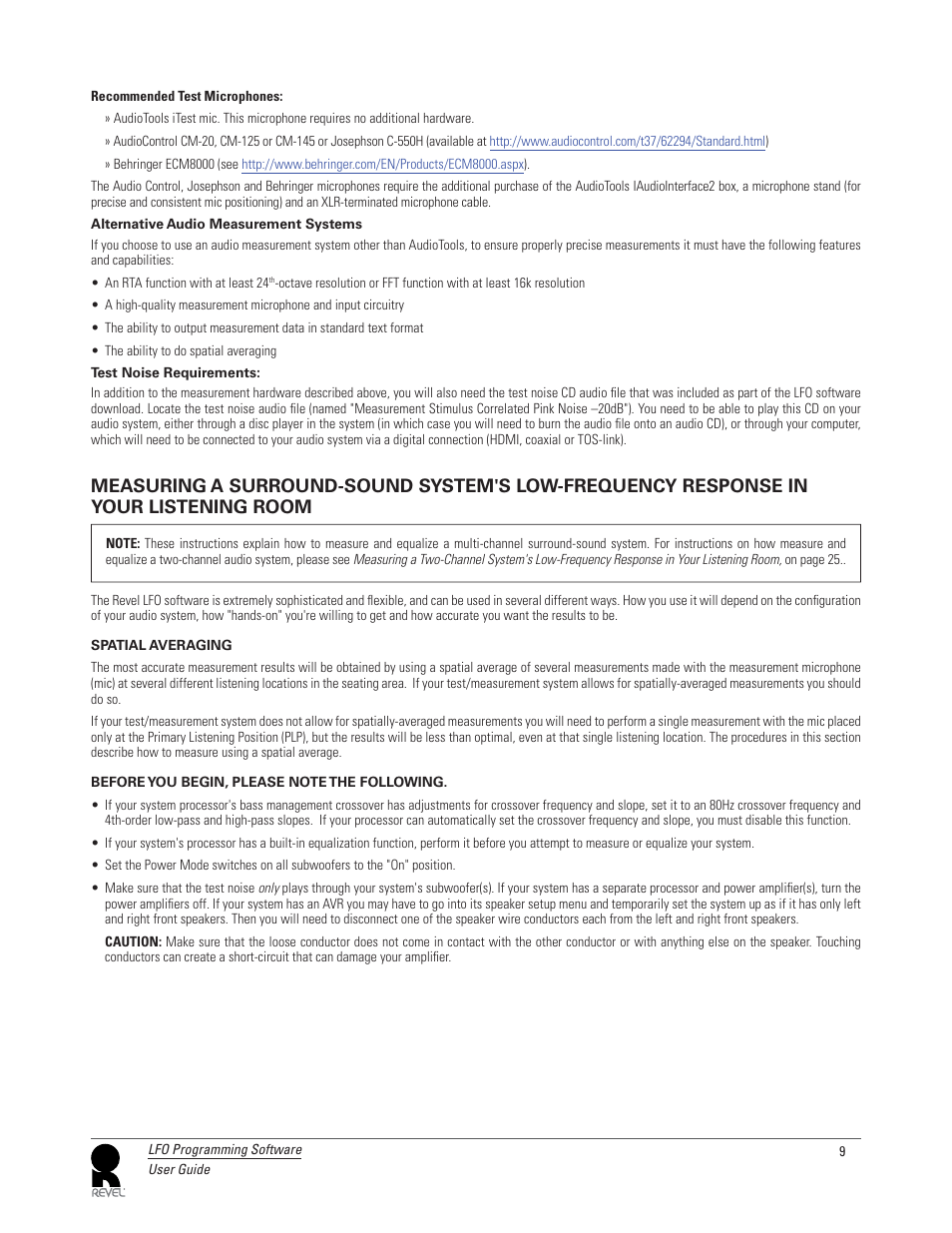 Revel LFO User Manual | Page 9 / 24
