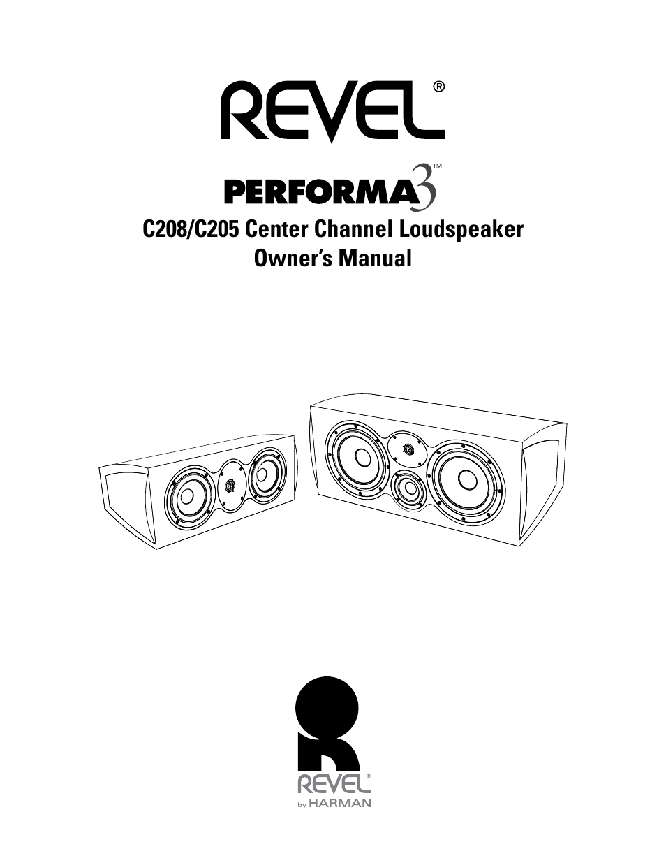 Revel C208 User Manual | 10 pages