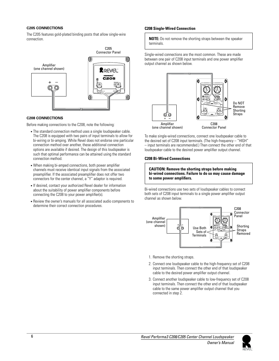 Revel C208 User Manual | Page 6 / 10