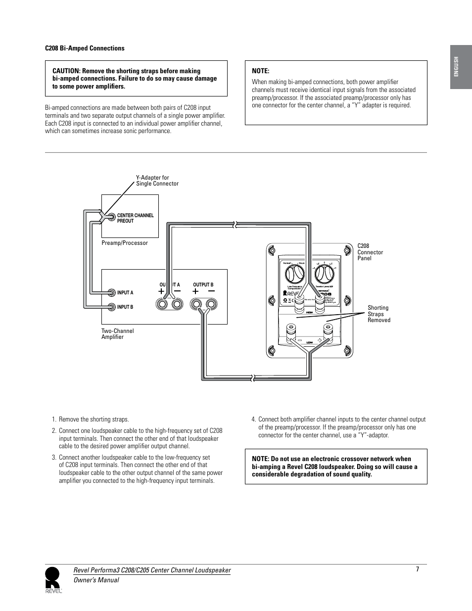 Revel C208 User Manual | Page 7 / 10