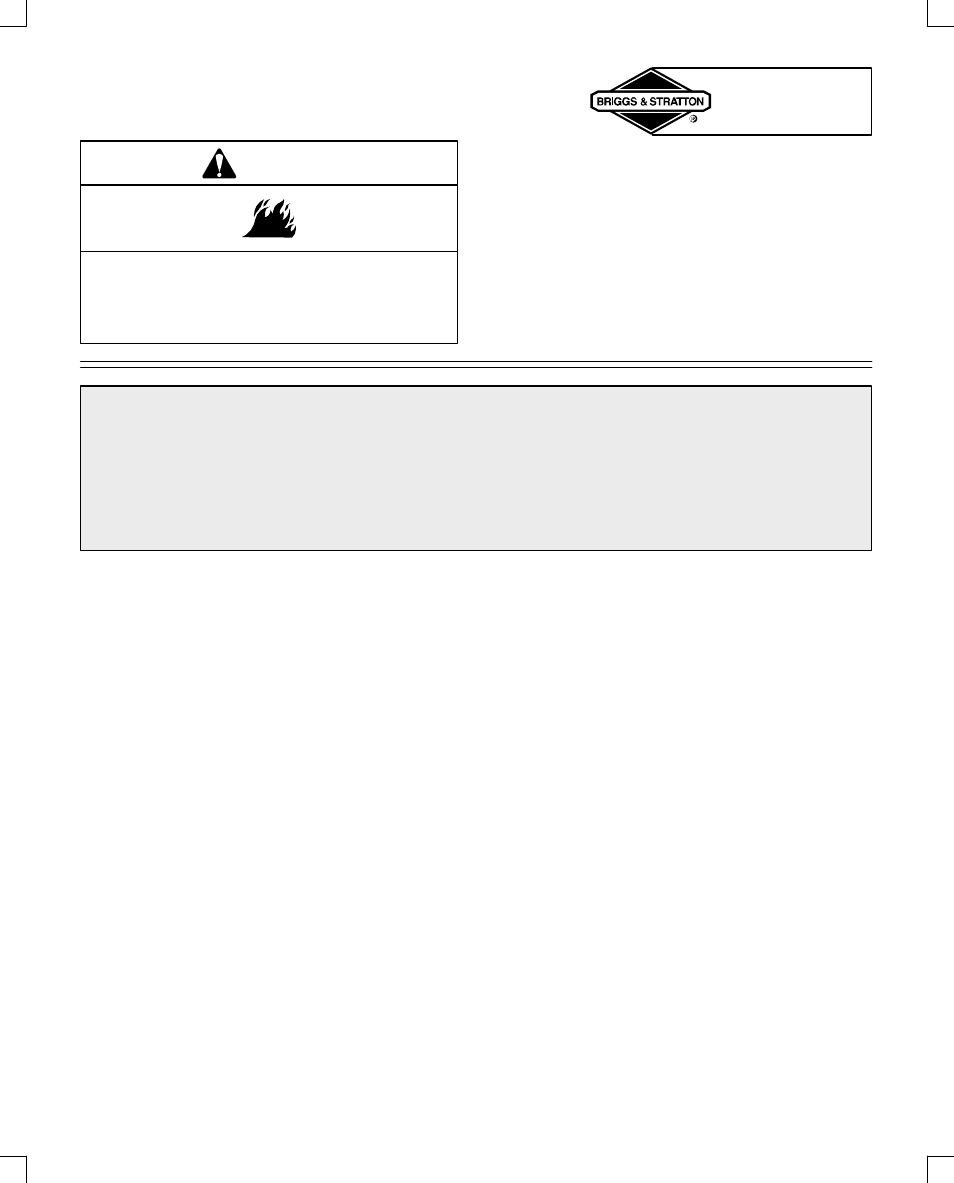 Starting, Warning | Briggs & Stratton 91200 User Manual | Page 9 / 20
