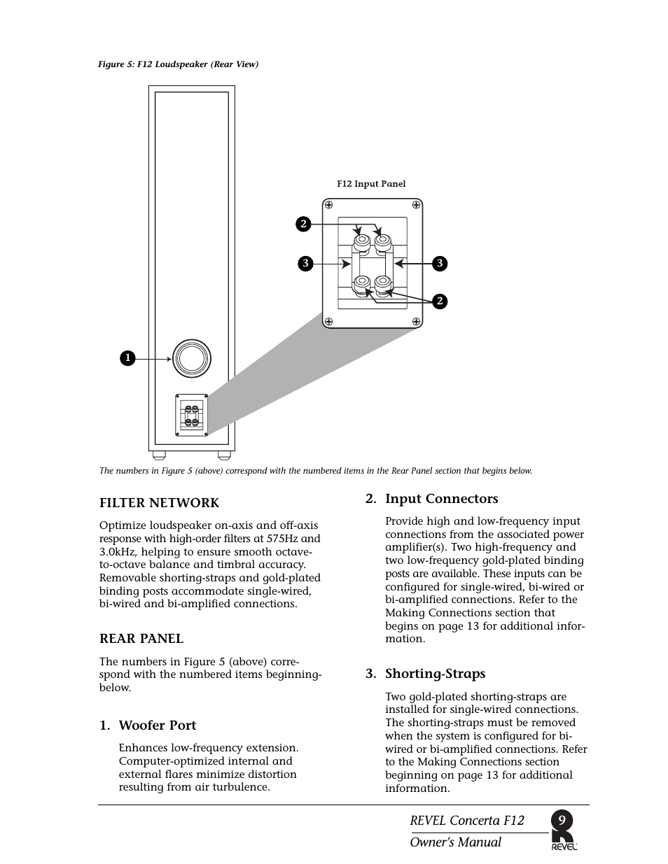Revel F12 User Manual | Page 9 / 22