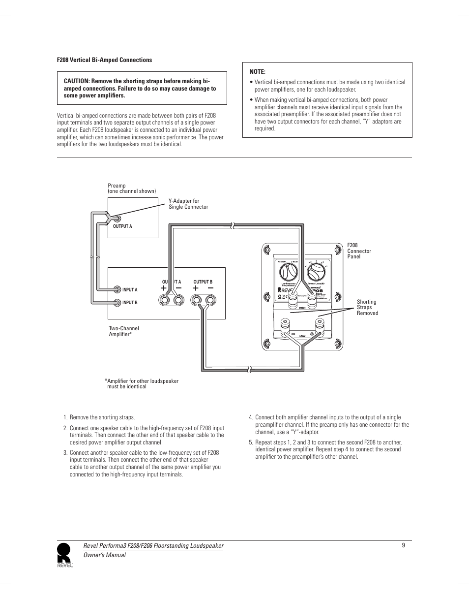 Revel F208 User Manual | Page 9 / 13