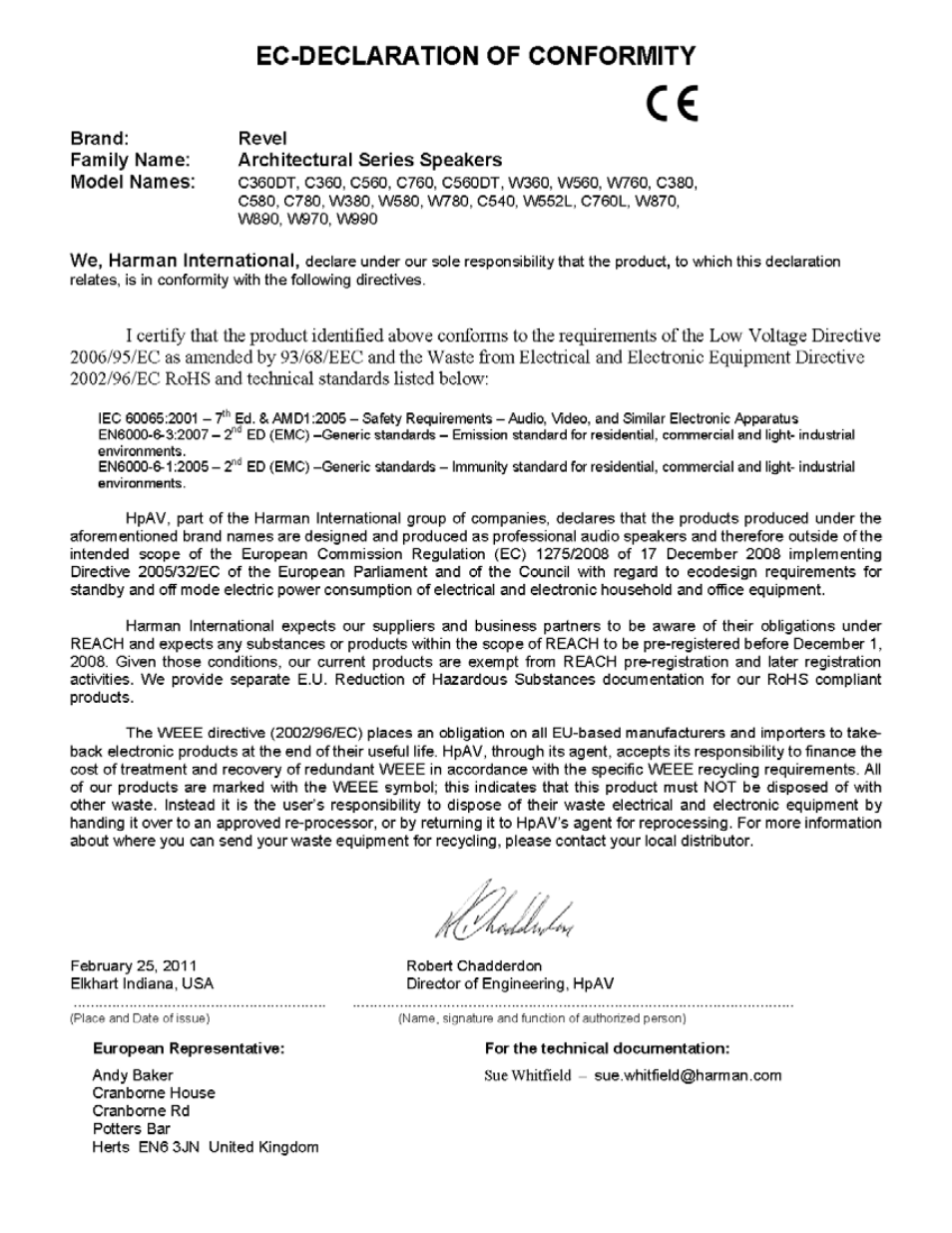 Revel C560DT User Manual | Page 2 / 9