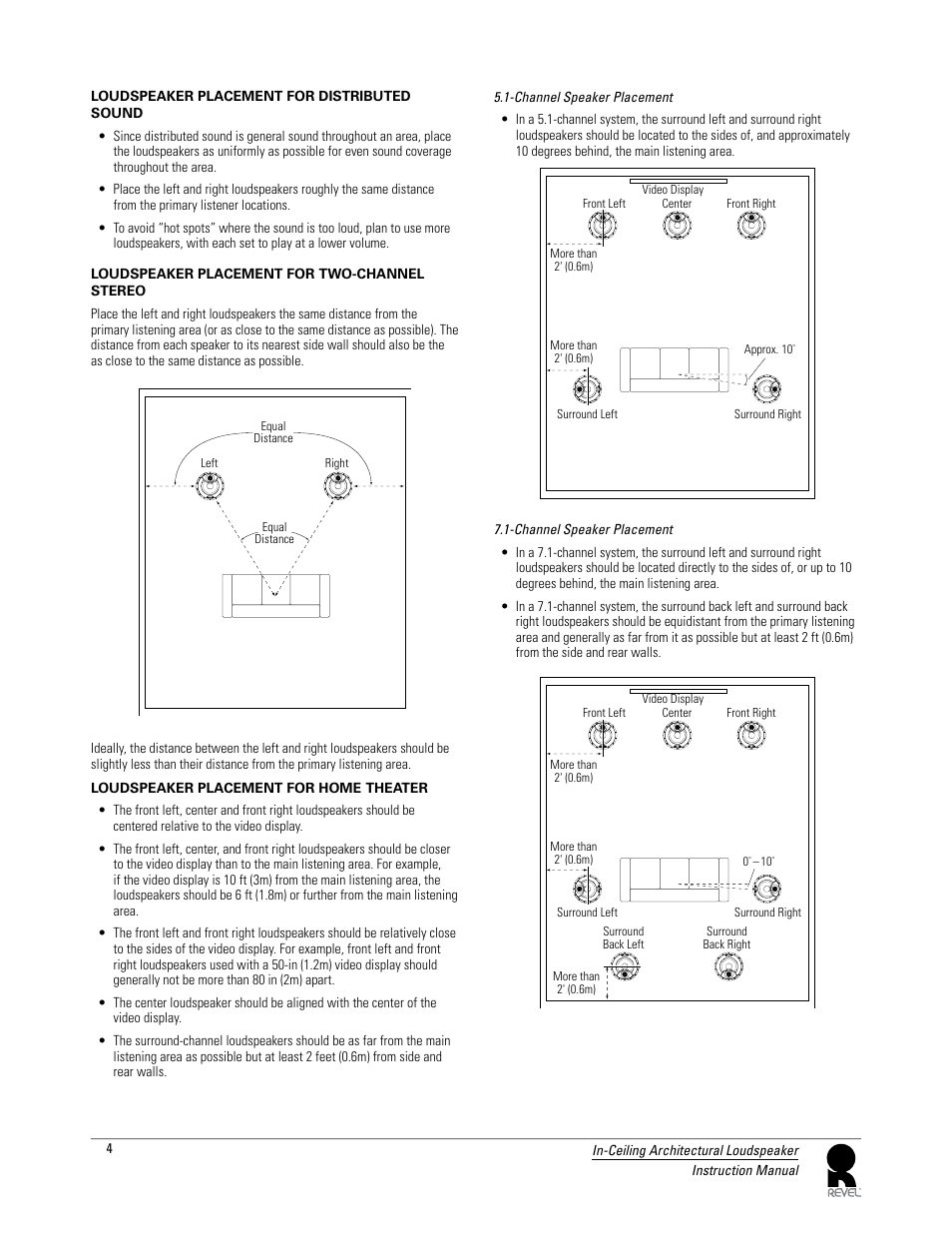 Revel C560DT User Manual | Page 4 / 9