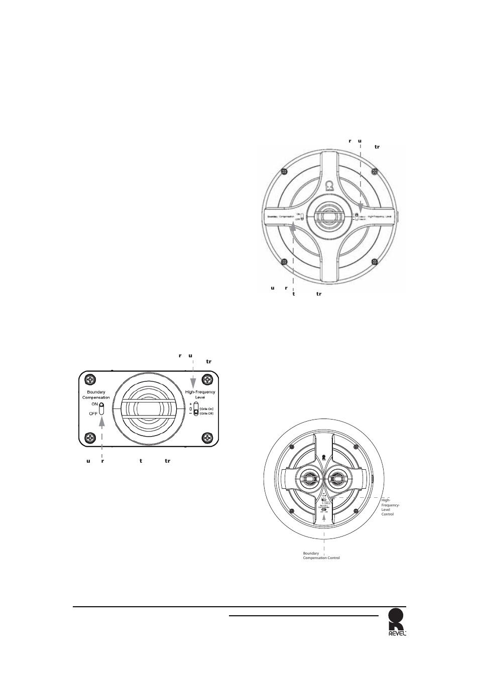 Installation considerations, Boundary compensation control, High-frequency-level control | Revel IC6T2 User Manual | Page 4 / 14