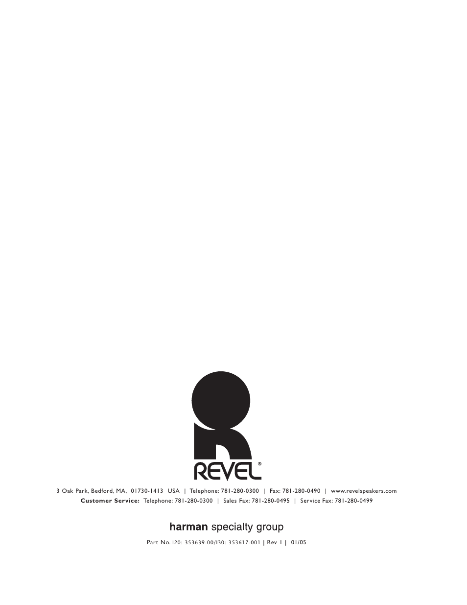 Revel I30 Back Box User Manual | Page 12 / 12