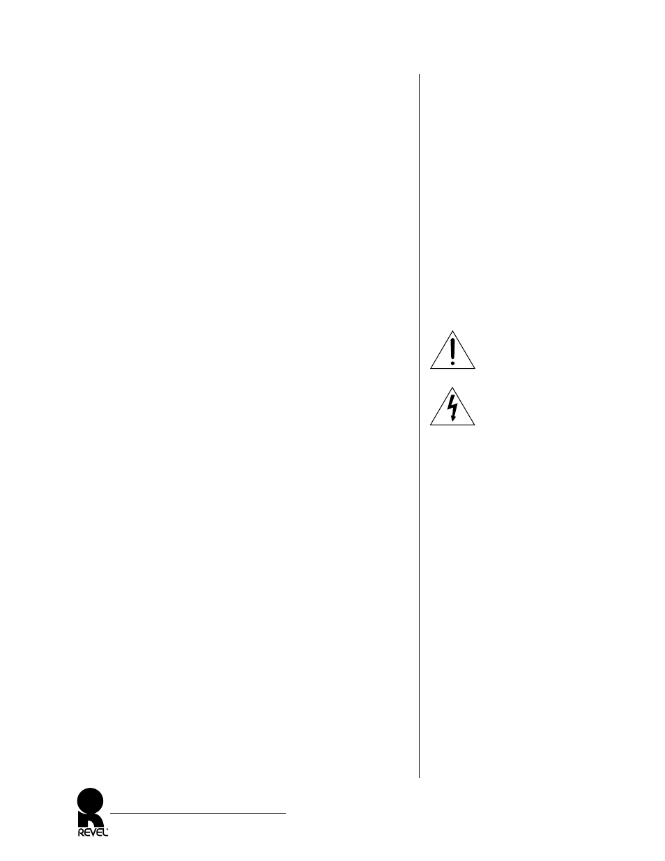 Rear panel layout (continued), Connections, Important warning | Revel Sub 30 User Manual | Page 12 / 32