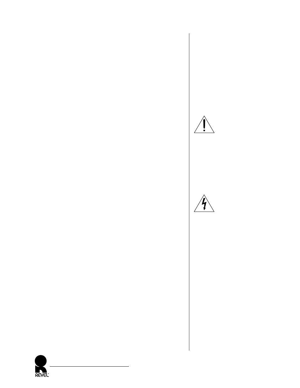 Obtaining service, Important warning | Revel Sub 30 User Manual | Page 28 / 32