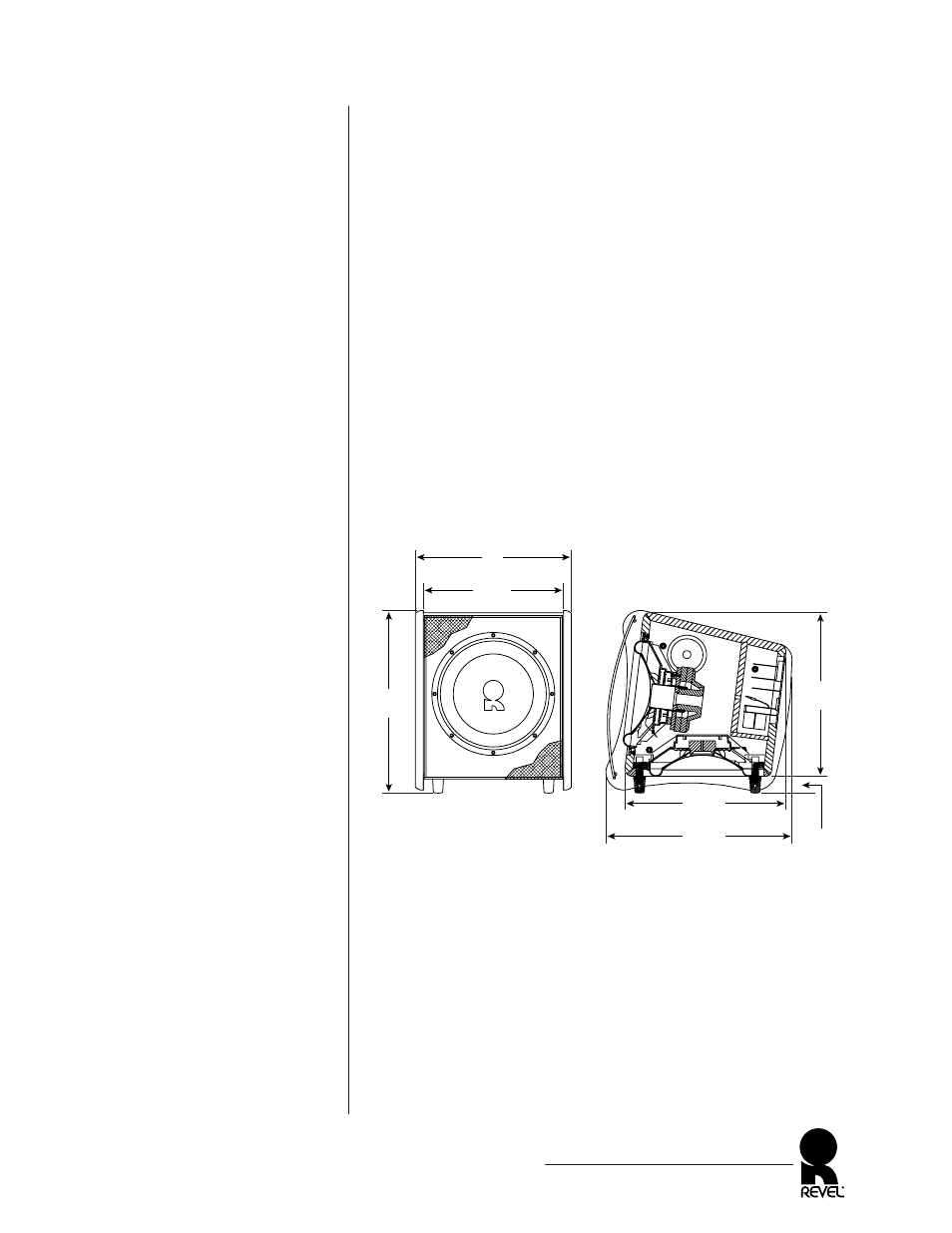 Specifications, Subwoofer, Amplifier | Revel Sub 30 User Manual | Page 29 / 32