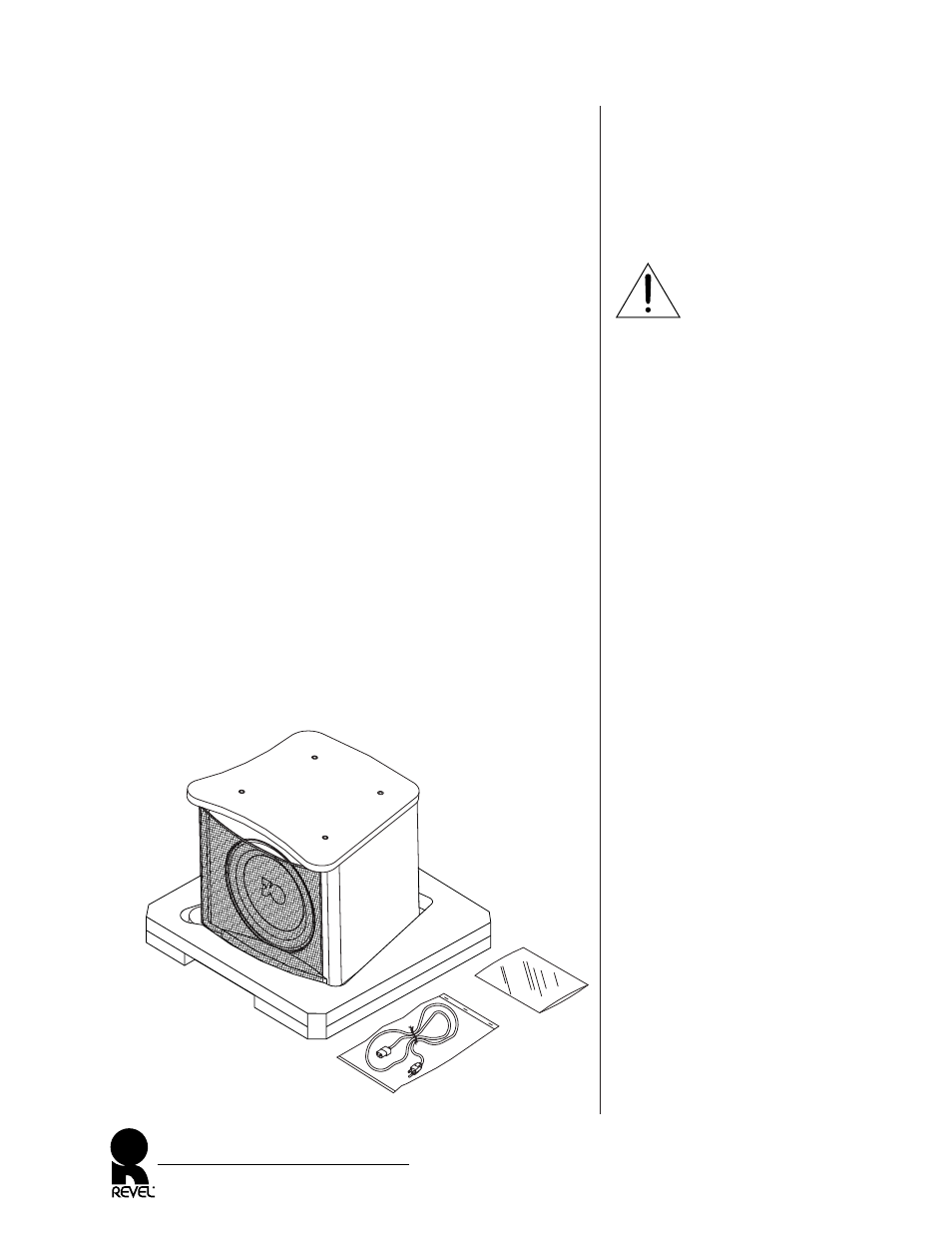 Unpacking, Important | Revel Sub 30 User Manual | Page 8 / 32
