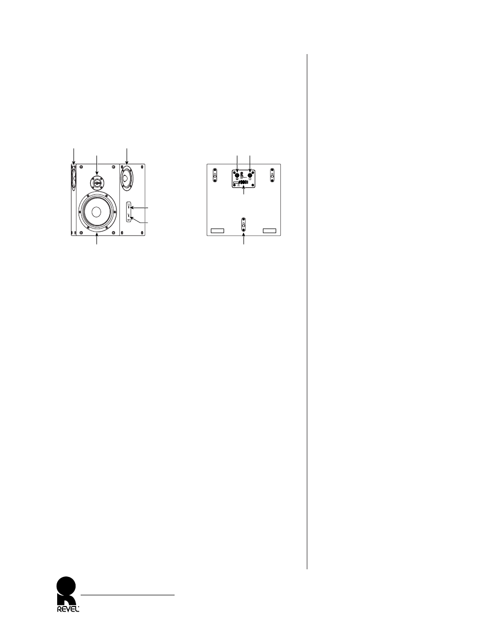 Description, Woofer, Full-range drivers | Revel S30 User Manual | Page 4 / 24