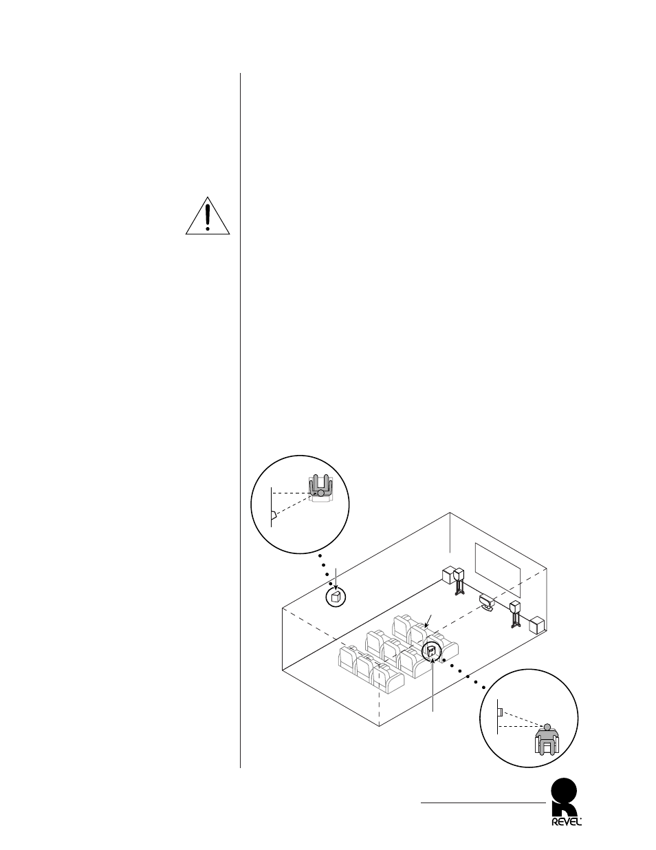 Placement, Channel wall placement, Important | Revel S30 User Manual | Page 7 / 24