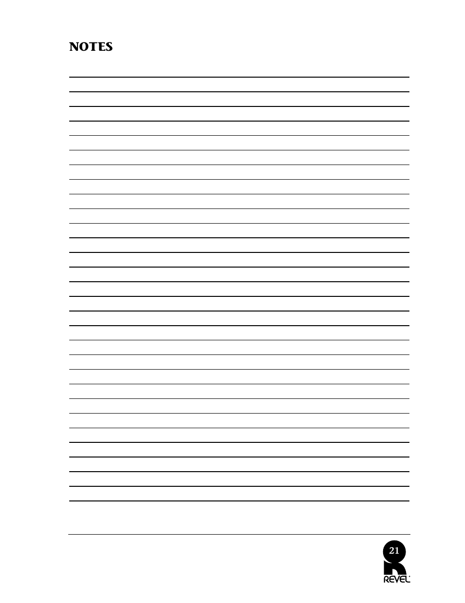 Revel C32 User Manual | Page 21 / 24