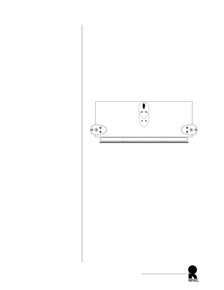 Relocating the center foot | Revel C30 User Manual | Page 11 / 24