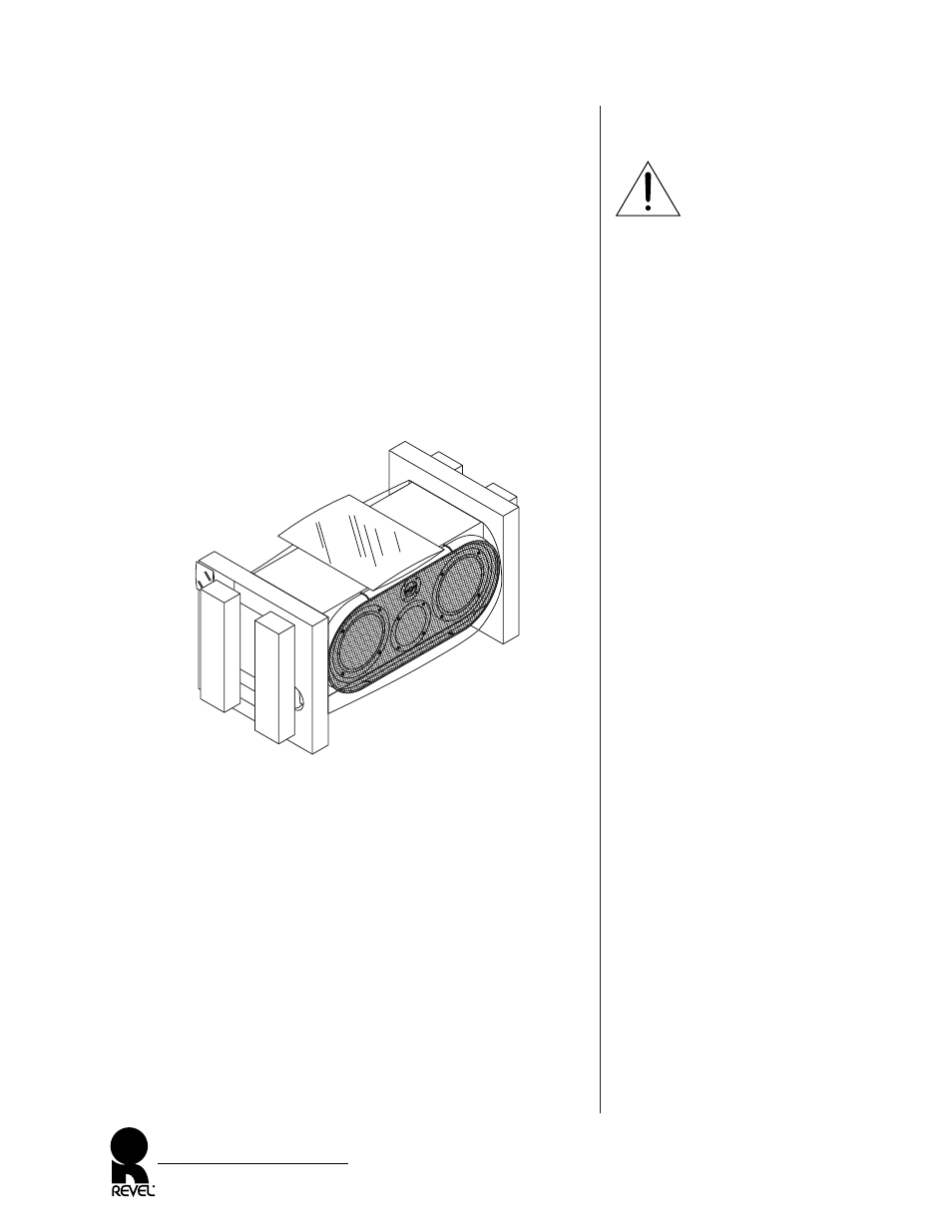 Unpacking, Warning | Revel C30 User Manual | Page 6 / 24